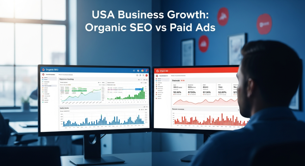 Organic SEO vs Paid Ads: When to Use What for Business Growth in the USA